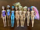 Mixed Lot 8 Barbie Dolls Mattel Nude