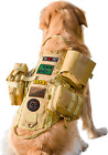 Tactical Dog Harness with Pouches