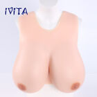 K Cup Half-body Full Silicone Breasts Suit Drag Queen Crossdressing Fake Boobs