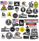 5 Random 2nd Amendment Vinyl Decal Stickers Lot Pack Molon Labe Spartan 300%