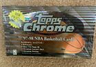 1997-98 Factory Sealed Topps Chrome NBA Basketball Hobby Box Unopened