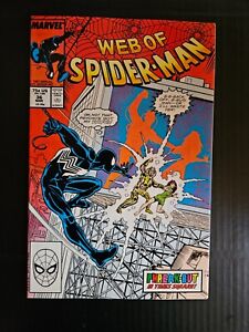 Web of Spider-Man #36 1st Appearance Tombstone VF Marvel 1988