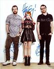 PARAMORE GROUP SIGNED POSTER PHOTO 8X10 RP AUTOGRAPHED REPRINT HAYLEY WILLIAMS