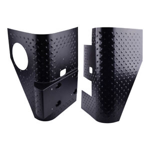 Pair Black Rear Body Armor Tall Corner Guards Fit for Jeep Wrangler TJ 1997-2006