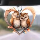 Cute owl decorative pendant car interior rearview mirror decoration Bag Key Gift