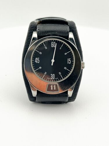 GIANNI BULGARI Jump Hour Quartz Watch 114163S Vintage Mens Watch