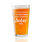 Funny Beer Glass | In alcohols defense | 16oz Pint Glass