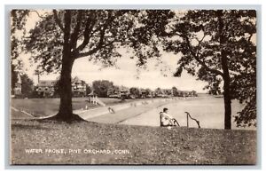 Water Front, Pine Orchard Connecticut CT Postcard