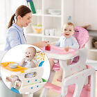 SEJOY Baby High Chair Infants Toddler Convertible Removable Tray Adjustable Seat
