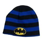 Batman Mens Beanie Hat Cap DC Comics Superhero Winter Black/blue