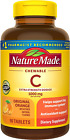 Nature Made Extra Strength Dosage Chewable Vitamin C 1000 mg 90 Tablets Supply