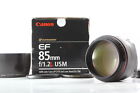 NEAR MINT+3 IN BOX Canon EF 85mm f1.2 L USM AF Portrait Lens + Hood From JAPAN