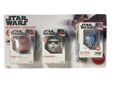 STAR WARS Bitty Boomers BLUETOOTH speakers 3 pack Chewbacca Stormtrooper Vader