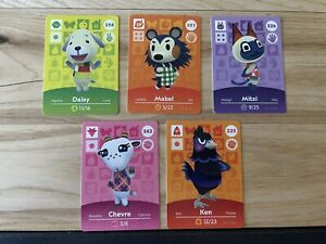 Amiibo Card Bundle (Daisy, Mabel, Mitzi, Chevre, Ken)