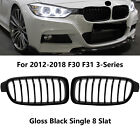 For BMW 2012-2018 F30 F31 3-Series Gloss Black Front Kidney Grille Single Slat (For: More than one vehicle)