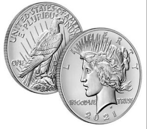 2021 Silver Peace Dollar with Box/COA 21XH (Philadelphia)