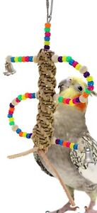 901 SWIRL BIRD TOY parrot cage toys cages cockatiel conure toys parakeet finch