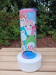 Squishmallow 20oz tumbler kids with lid and straw kids gift