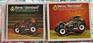Lot of 2 - Various Artists : Verve Remixed & Unmixed 3 CD Very Good Condition
