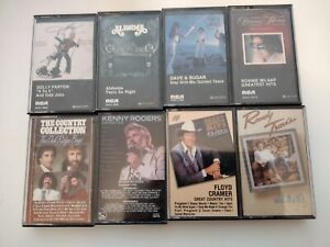 New ListingMusic Cassette Tapes, Lot of 8 Country Albums