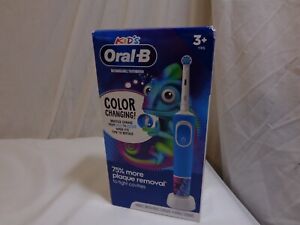 NEW !!! ORAL-B KID'S COLOR CHANGING BRISTLES RECHARGEABLE TOOTHBRUSH