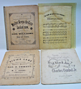 New Listing8 PIECES OF ANTIQUE SHEET MUSIC