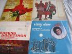 Lot of 4 Classic and Vintage Christmas Vinyl LPs/Records by Various Artists (4)