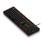 104 Keys Keyboard Gaming Mechanical Feel K880 Keyboard Wired With LED Backlit