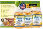 BEST TRIPLE STRENGTH Omega 3 Fish Oil Pills 4 MONTH SUPPLY  HIGH POTENCY