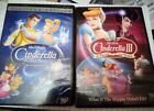 Walt Disney CINDERELLA 2 Disc Special Edition & CINDERELLA III Twist in Time DVD