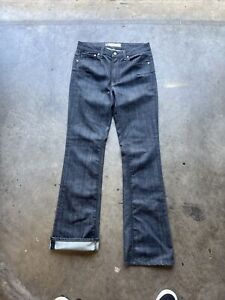 The Proportion of Blu Japanese Selvedge Flared Jeans Mens 30x34 Blue Denim