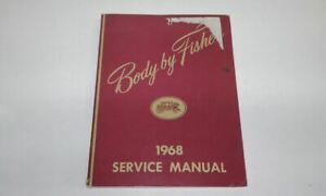 GMC Truck Body by Fisher Service Manual 1968 Owners Manual 790992