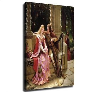 The End of The Song By Edmund Blair Leighton Poster Picture HD Canvas Wall Art