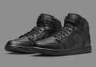 Nike Air Jordan 1 Mid Triple Black 554724-093 Men's Shoes NEW
