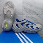 Adidas AdiFOM Q Smoke Grey Royal Blue HQ4333 Casual Foam Shoes Men's Size 10.5