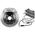 StopTech Big Brake Kit; Red Caliper; Drilled Two-Piece Rotor; Front 83.895.4300. (For: Audi)