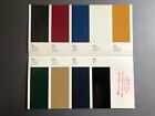 1966 Porsche FACTORY Issued Color Chart Folder / Brochure RARE!! Awesome 8.66