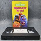 Monster Hits! VHS 1990 Sesame Street Songs Home Video Jim Henson Frank Oz Rare