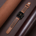 For Apple Watch Band Series SE 7 6 5 4 3 2 1 Leather Strap 45mm 44mm 42mm