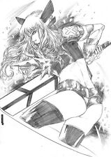 Magik by Almeida - Original Comic Art Drawing Pinup X-Men Wolverine 11x17