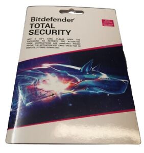 Bitdefender Total Security 10 PC Devices 2 Years (ACTIVATION CARD BY POST) NEW