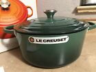 Le Creuset Signature Cast Iron Dutch Oven 7-1/4 Quart Artichaut Green  *NEW*