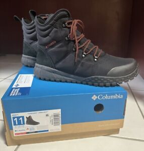 Columbia Fairbanks Omni-Heat BM2806-010 Black Waterproof Outdoor Boot Men Sz 11
