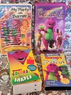 Barney Lot of 5 Vintage VHS Video Tapes - Includes Party w/ Barney ft Alexander
