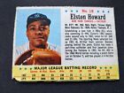 1963 Post Cereal Baseball Card # 18 Elston Howard - New York Yankees (VG)
