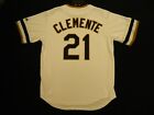 Official Roberto Clemente Pittsburgh Pirates Cooperstown Throwback Jersey XL