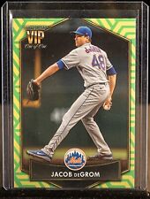 Jacob DeGrom 2022 Topps Transcendent Collection VIP Party Green Yellow #1/1 Mets