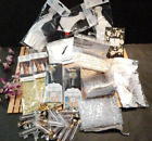 WEDDING DECOR LOT Table Numbers, Table Scatter, Wine Bottle Covers, Gold Pen Etc