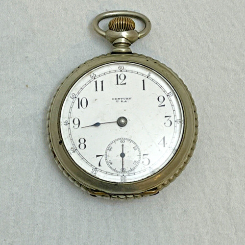 Antique Century USA Pocket Watch - Dueber Silverine 79000 - For Repair or Parts