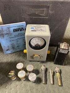New ListingThruline Bird Wattmeter Model 43  Coaxial Resistor Several Plugs